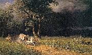 Albert Bierstadt The_Ambush oil painting